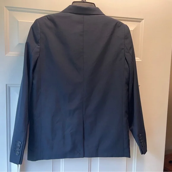 NWT Cat & Jack Suit Jacket Navy Blue Boys Sz 7 Sport Coat Blazer - Picture 2 of 6